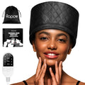 Heat Cap for Deep Conditioning: 10-Level Heats Up Quickly 3 Time Settings Hair Steamer for Natural Hair Home Use Thermal Steam Cap for Black Hair Portable Heating Caps