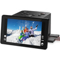 Digital Film & Slide Scanner with 5 Inch LCD Screen, Converts Color & B&W 135/110/126 KPK Negatives & Slides and Super 8 Slides into 22MP JPEG Photos