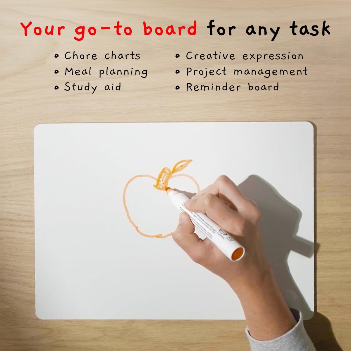 Board Geeks 25 Pack Small White Boards for Students - Double Sided Dry Erase Boards 9 x 12 in - Mini Whiteboard Set for Classroom or Home Use - Portable White Board Bulk for Kids and Teachers