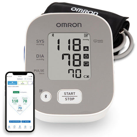 OMRON Bronze Blood Pressure Monitor & Upper Arm Blood Pressure Cuff | For Home Use - #1 Doctor & Pharmacist Recommended Brand - Clinically Validated - Connect App