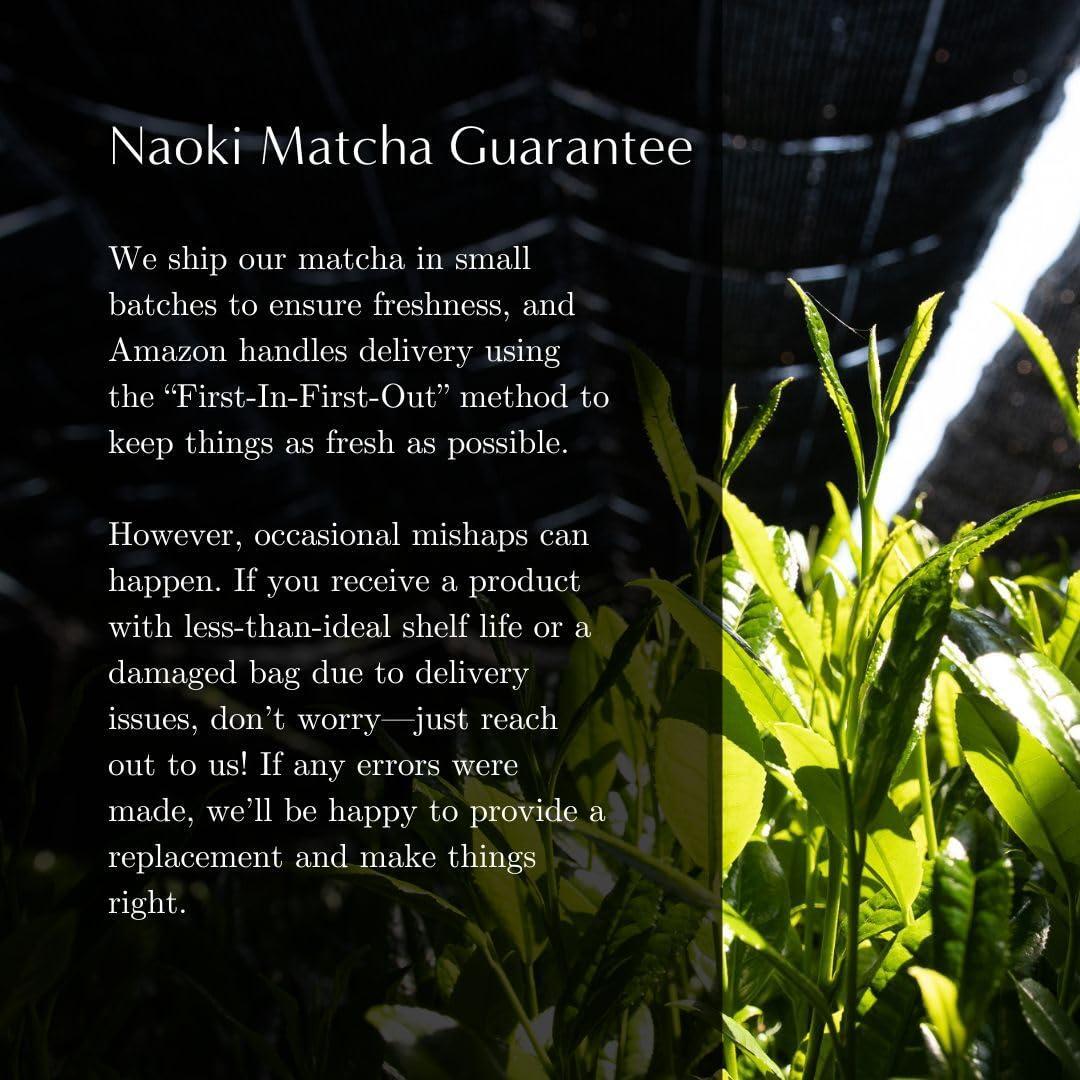 Naoki Matcha Superior Ceremonial Blend – Authentic Japanese First Harvest Ceremonial Grade Matcha Green Tea Powder from Uji, Kyoto (100g / 3.5oz)
