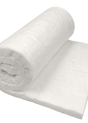 Ceramic Fiber Insulation, 1 inch Thick x 16 inch x 48 inch, 2400F Fireproof Insulation Blanket, 3026E