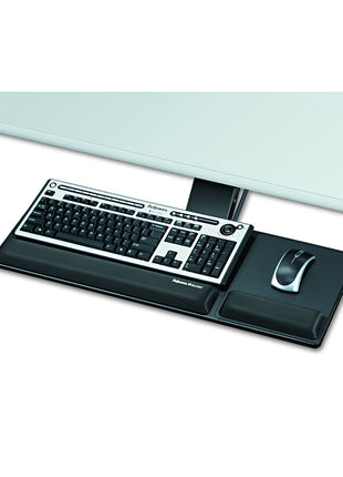 Fellowes Designer Suites Compact Keyboard Tray, Black (8017801)