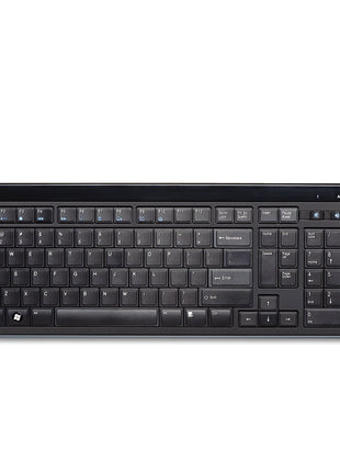 Kensington Slim Type Wired Keyboard (K72357USA),Black