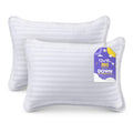 Utopia Bedding Toddler Pillow (White, 2 Pack), 13x18 Pillows for Sleeping, Soft and Breathable Cotton Blend Shell, Small Kids Pillow Perfect for Toddler Bed and Travel (Intended for Age 2 and up)