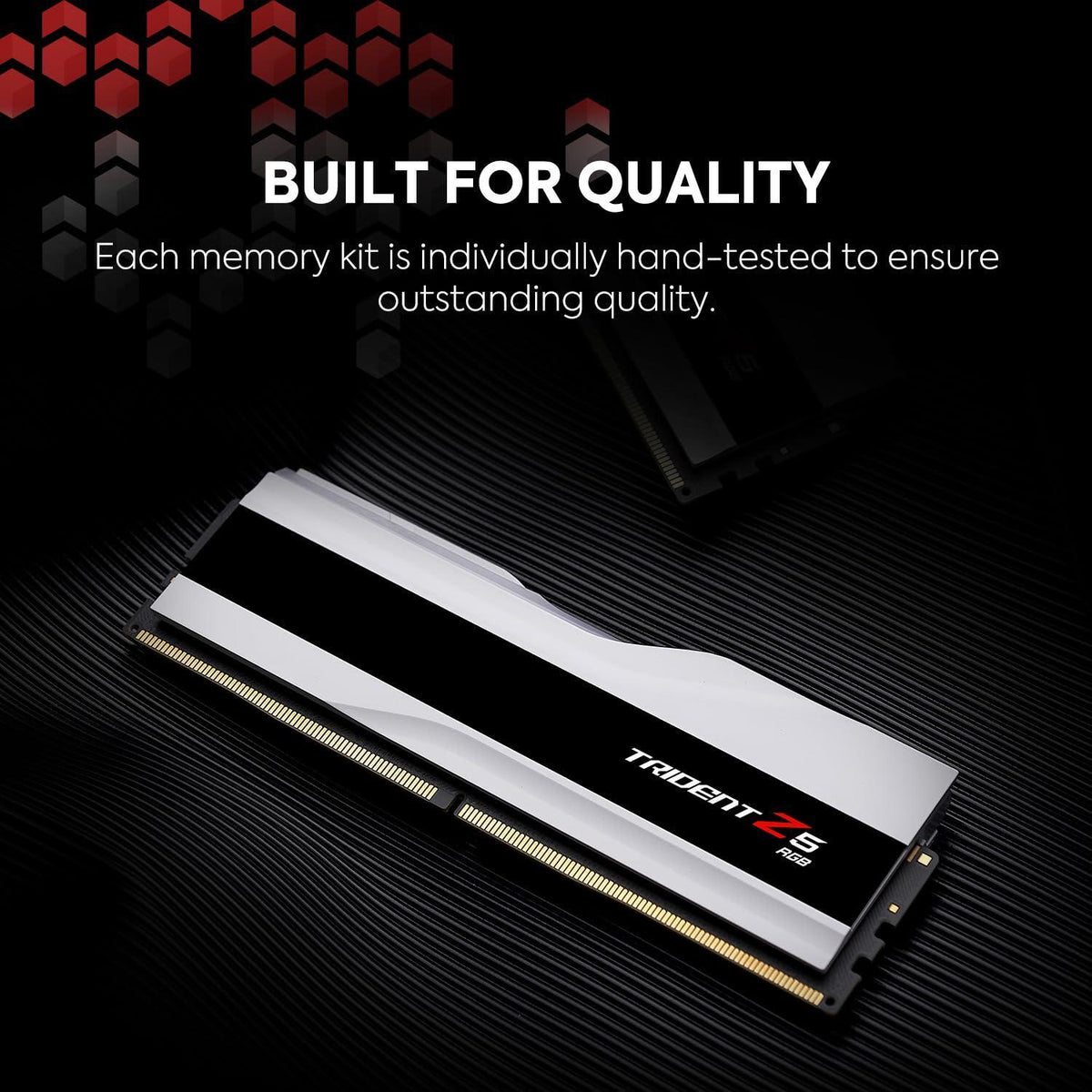 G.SKILL Trident Z5 RGB Series (Intel XMP 3.0) DDR5 RAM 96GB (2X 48GB) 6000MT/s CL30-36-36-96 1.35V Desktop Computer Memory U-DIMM - Matte White (F5-6000J3036F48GX2-TZ5RW)