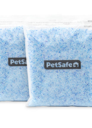 PetSafe ScoopFree Premium Crystal Cat Litter - Outperforms Clay Litter - Refill Packs - Reusable Tray Compatible - Fresh Scent - 4.3 lb Bags - 2 Pack