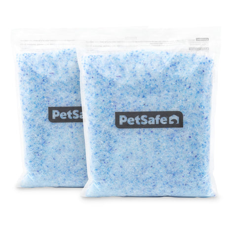 PetSafe ScoopFree Premium Crystal Cat Litter - Outperforms Clay Litter - Refill Packs - Reusable Tray Compatible - Fresh Scent - 4.3 lb Bags - 2 Pack