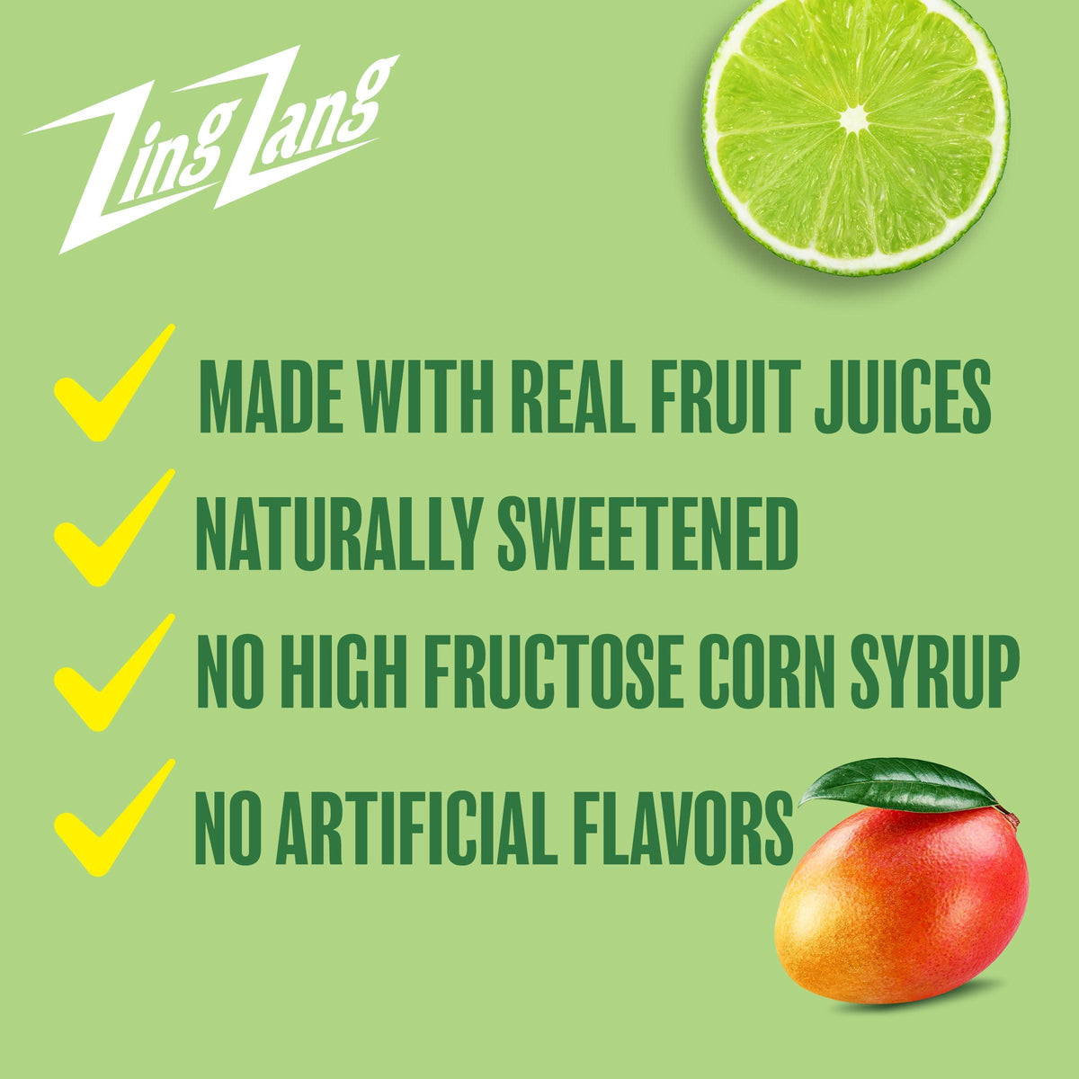 Zing Zang Mango Margarita Mix | Amazing Non-Alcoholic Cocktail Mixer | 32 Fl Oz Bottle (Pack of 1)