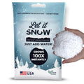 Let it Snow Instant Fake Snow Powder – Made in USA, Perfect for Kids, Holiday Decorations, Sensory Play, and Slime - 1 Pack - Makes 1 Gallon