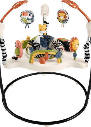 Fisher-Price Baby Bouncer Colorful Corners Jumperoo Activity Center with Music Lights Sounds & Developmental Toys
