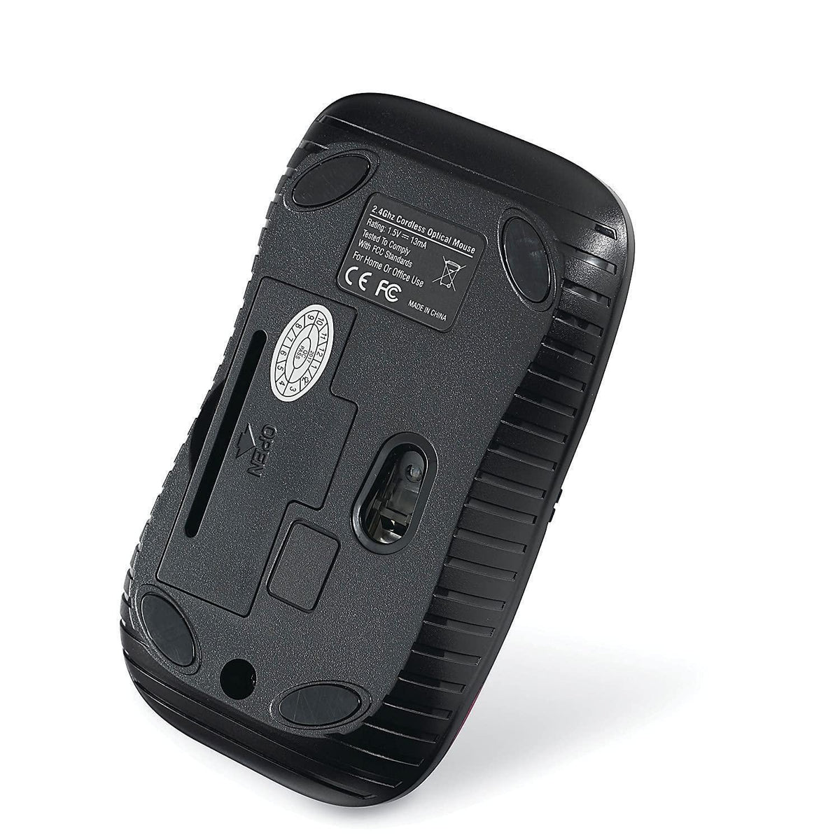 Verbatim Wireless Notebook Optical Mouse, Commuter Series – Matte Red