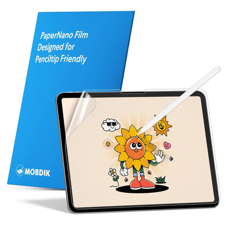 MOBDIK Paperfeel Screen Protector for iPad Air 13 & iPad Pro 13 | 2 Pack Matte Film Crafted for Natural Writing, Anti Glare, Touch Sensitivity