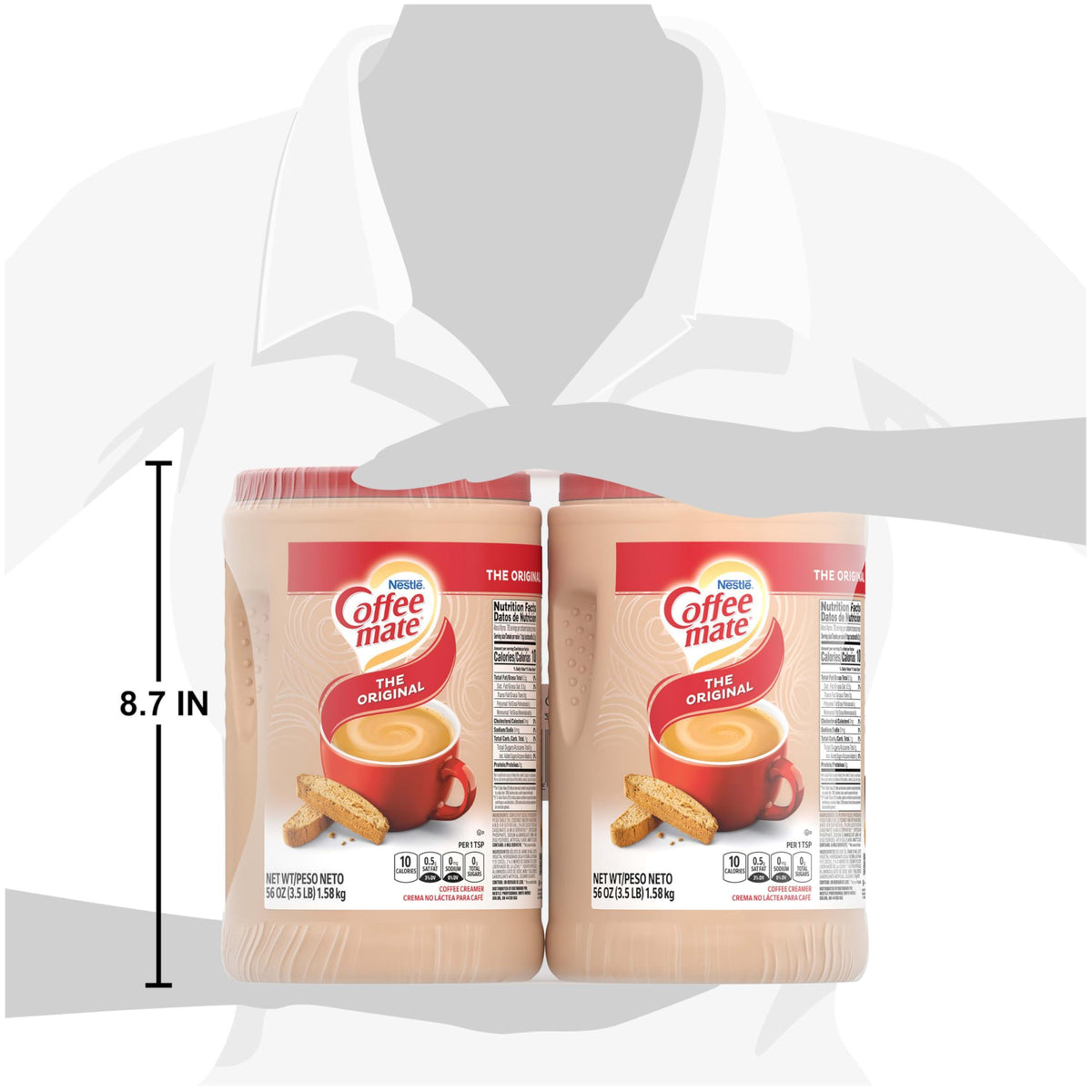 Nestle Coffee mate Coffee Creamer, Original, Non Dairy Powder Creamer, 56 oz Bulk Pack (Pack of 2)
