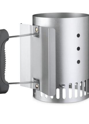 Weber Rapidfire Compact Chimney Starter – Charcoal Grill Accessory That Lights Coals in Under 15 Minutes, Ideal for Smaller Grills (Smokey Joe & Jumbo Joe)