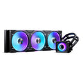 Phanteks Glacier One 420D30 X2 AIO Liquid CPU Cooler, Evolv X2 Aluminum Cap Design, 3X Performance D30-140 D-RGB Fans, for Intel LGA 1851, 1700, 1200, 115x and AMD AM4/AM5 sockets (Black)