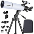 Celticbird Telescope for Adults High Powered, 80mm Aperture 600mm Telescopes for Adults Astronomy, Travel Telescopio for Beginners with AZ Mount, Backpack, Phone Adapter, Moon Filter