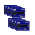 Genuine Epson (ERC-22B) 12-Pack Black Ribbon Cartridge For: M-180, M-181, M-183, M-185 (E65103)