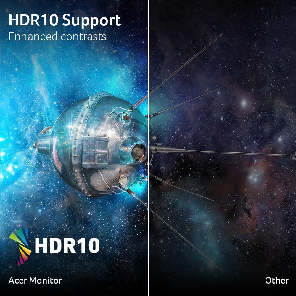 acer Nitro 27 Inch WQHD 2560 x 1440 IPS Gaming Monitor | AMD FreeSync | Up to 180Hz Refresh | Up to 0.5ms | DCI-P3 95% | HDR 10 Support | One Display Port 1.2 & Two HDMI 2.0 | KG271U N3bmiipx