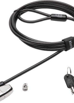 Kensington ClickSafe 2.0 Keyed Cable Lock for Laptops & Other Devices (K64435WW), Black