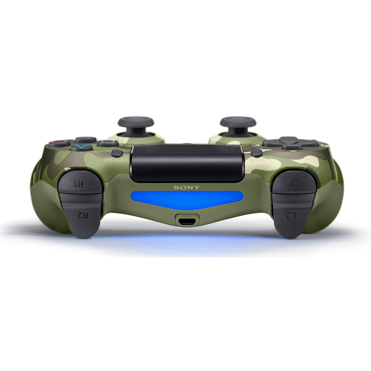 DualShock 4 Wireless Controller for PlayStation 4 - Green Camouflage (Renewed)