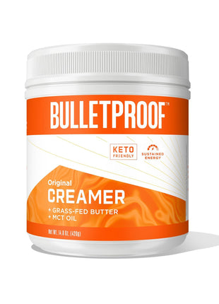 Bulletproof Original Creamer, 14.8 Ounces, Keto Coffee Creamer with MCT Oil and Grass-Fed Butter, Supports Brain Function