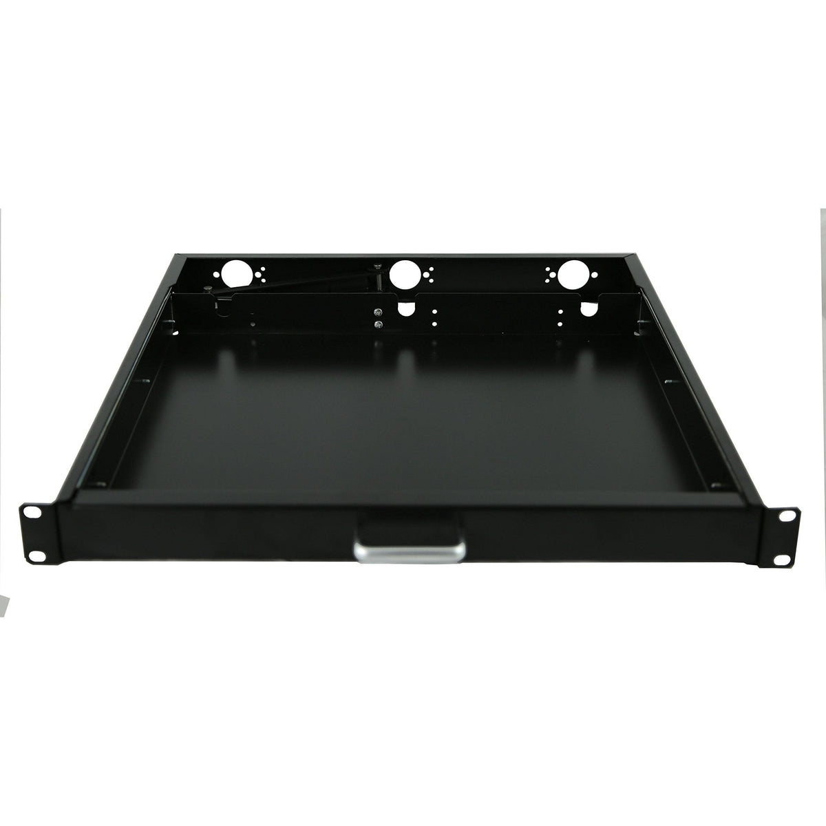 RAISING ELECTRONICS 1U Rack Mount Sliding Keyboard Tray Cantilever for Server Data Network Rack