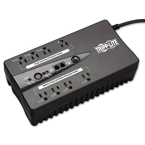 Tripp Lite ECO550UPS ECO550UPS Desktop UPS System, 8 Outlets, 550 VA, 420 J