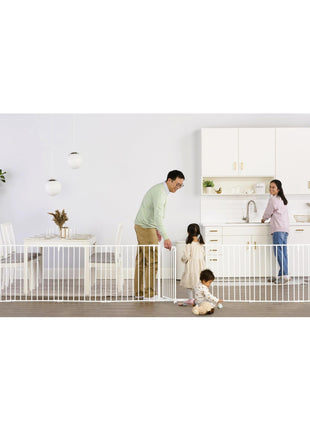 Regalo Safety 24"-192" Metal 2-in-1 Super Wide Baby Gate & Play Yard