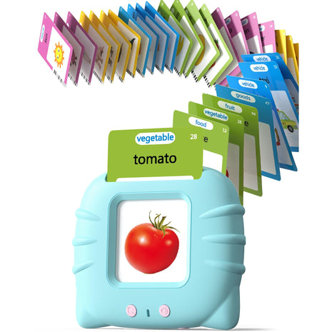 Airbition Talking Flash Cards for Toddlers 1 2 3 4 Year Olds | Montessori Language Learning Toys with 224 Words, Pocket Speech Therapy Toys, Sensory Learning Kit, Educational Toys for Kids