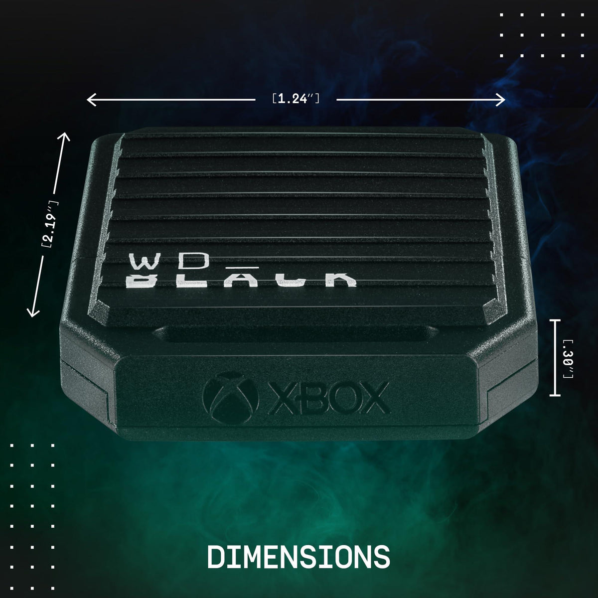 WD_Black 1TB C50 Storage Expansion Card, Officially Licensed for Xbox – Quick Resume, Plug & Play, NVMe SSD Expansion for Xbox Series X|S Gaming Consoles - WDBMPH0010BNC-WCSN