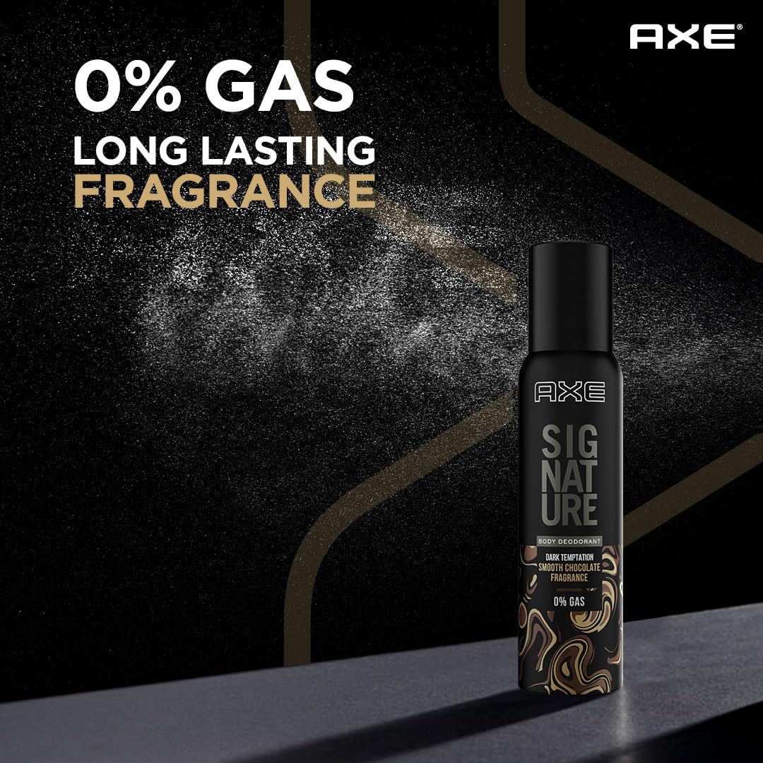 Axe Signature Dark Temptation Bodyspray | 154ml Deodorant for Men, No-Gas Formula Men's Deodorant for Long-Lasting Fragrance