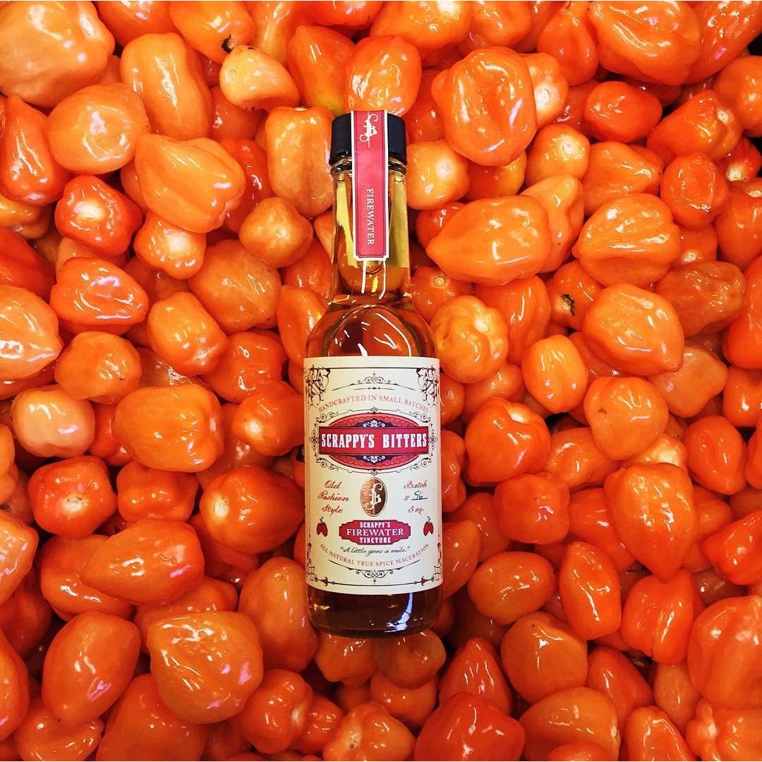 Scrappy's Bitters - Fire Tincture, 5 oz - Organic Ingredients, Finest Herbs & Zests, No Extracts, Artificial Flavors, Chemicals or Dyes. Made in the USA!