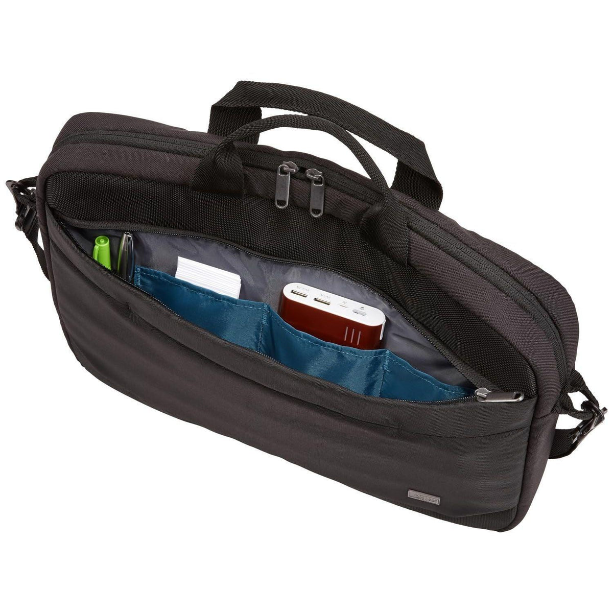 Case Logic Advantage 15.6" Attaché-Black, 15.2 x 1.2 x 10.4 in
