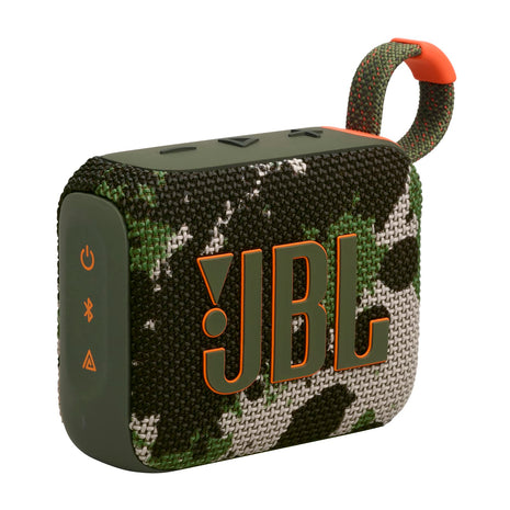 JBL Go 4 - Ultra-Portable, Waterproof and Dustproof Bluetooth Speaker, Big JBL Pro Sound with Punchy bass, 7-Hour Built-in Battery, Made in Part with Recycled Materials (Squad)