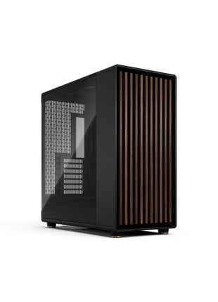 Fractal Design North XL RC Charcoal Black TG Dark - Reverse Connection Motherboard Compatible - Three 140mm Aspect PWM Fans Included- Type C USB - ATX Airflow Full Tower PC Gaming case