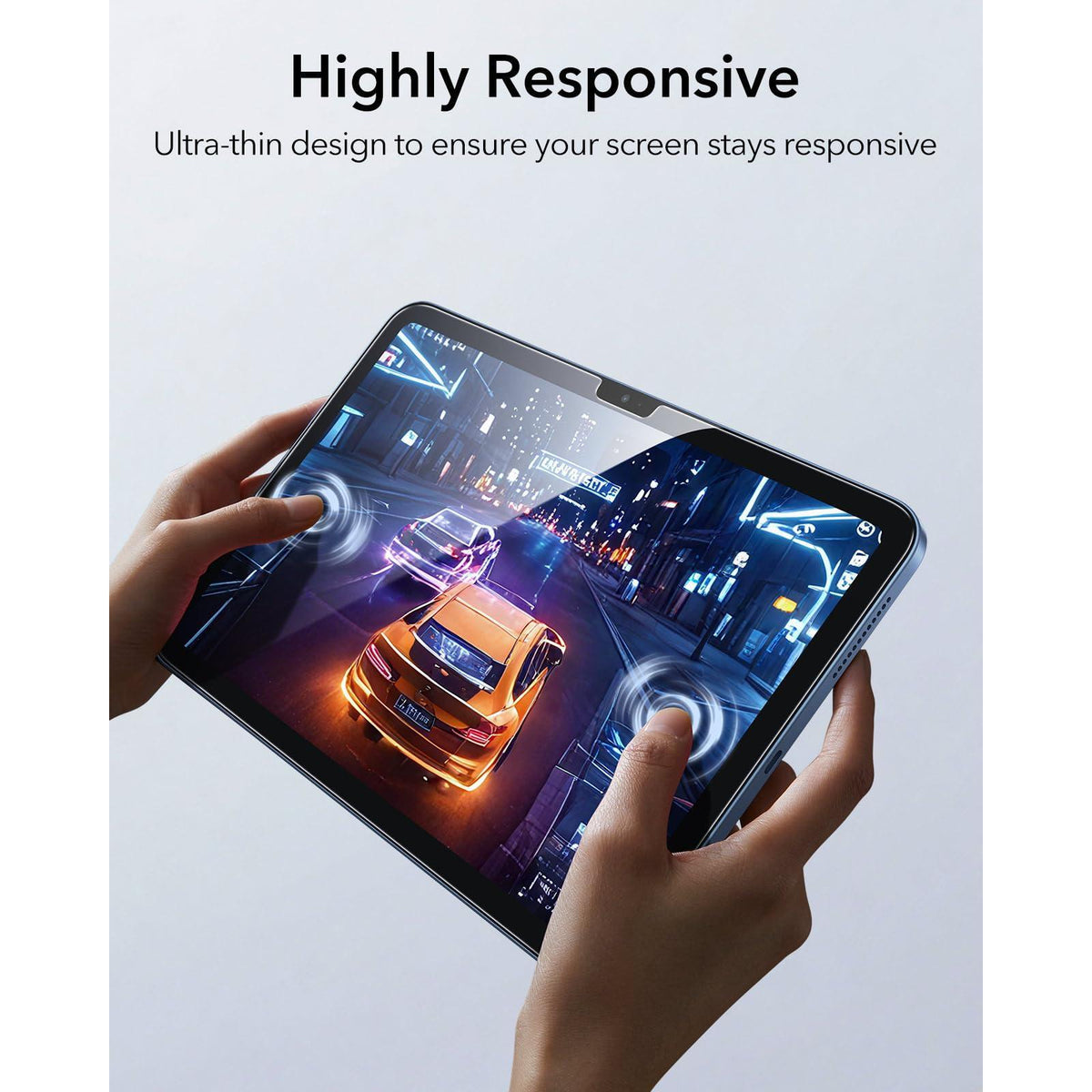 ESR 2 Pack Screen Protector for iPad A16 11th/10th Generation (11 Inch/10.9, 2025/2022), 9H Tempered Glass Film Guard with Alignment Frame, Anti-Scratch, Bubble Free, HD Clarity, Apple Pencil Support