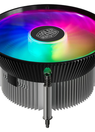 Cooler Master i70C ARGB Low Profile CPU Air Cooler for Intel LGA 1700/1851 Only – 120mm PWM ARGB Fan, 95W TDP, Copper Core Base, Black Aluminum Heatsink