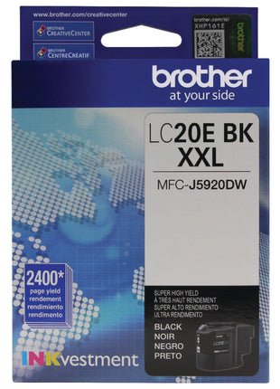 Brother LC20EBK Super High Yield Black Ink Cartridge