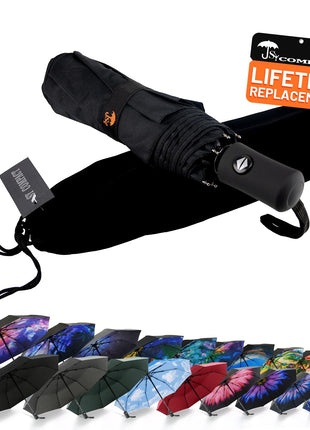 SY COMPACT Travel Umbrella Windproof Automatic Umbrellas Small Compact UV Sun Protection Factory Outlet Umbrella