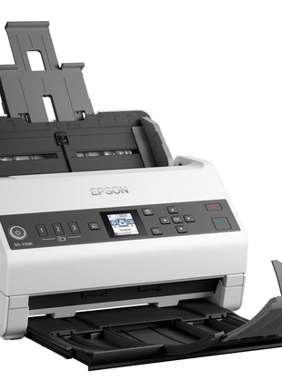 Epson DS-730N Network Color Document Scanner, 100-page Auto Document Feeder (ADF), Duplex Scanning