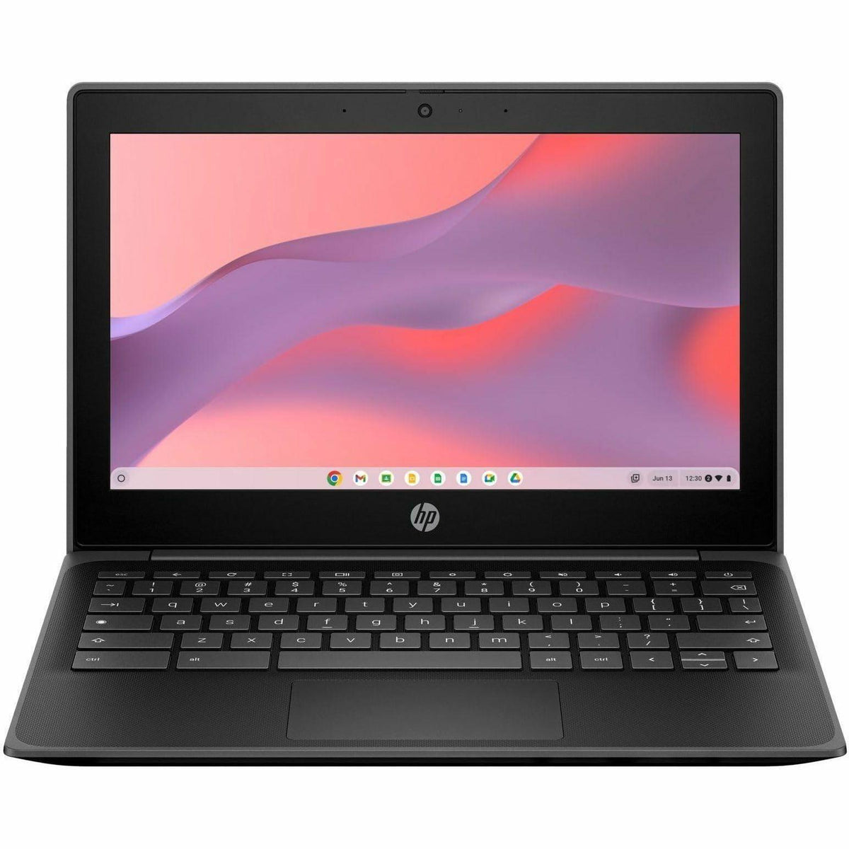 HP Fortis G10 11.6" Chromebook - HD - Intel N-Series N100-8 GB - 64 GB Flash Memory - Jack Black - Intel Chip - 1366 x 768 - ChromeOS - Intel UHD Graphics - IEEE 802.11ax Wireless LAN Standard