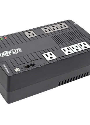 Tripp Lite 700VA UPS Battery Backup Surge Protector, AVR Automatic Voltage Regulation, 8-Outlet Uninterruptible Power Supply, Dataline Protection, 3-Year Warranty & $100,000 Insurance (AVR700U)