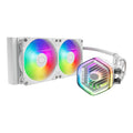 Cooler Master 240 Atmos White High Performance Close-Loop AIO Liquid Cooler, R9|i7 Dual Chamber Pump, Customize Cover, Sickleflow Edge PWM, aRGB Lighting, AMD Ryzen AM5|4, Intel LGA 1851|1700 Platform