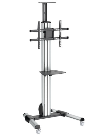 StarTech.com Heavy Duty Rolling Portable TV Cart Stand with Wheels - 32 to 75 inch - Adjustable Rotating Mobile Flat Panel Screen Mount (STNDMTV70)