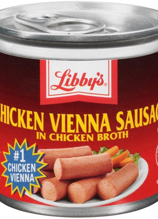 Libby's Chicken Vienna Sausage in Chicken Broth, Canned Sausage, 4.6 OZ