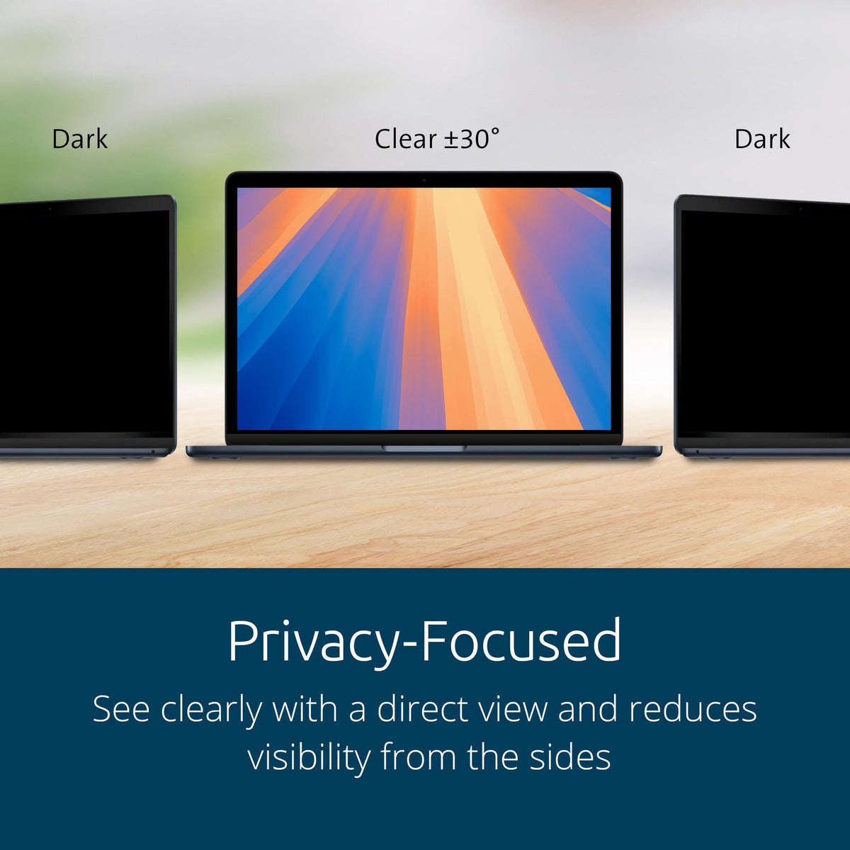 Kensington MagPro™ Elite Magnetic Privacy Screen for MacBook Air 13.6 inch (M2/M3/M4, 2022 and newer, K58374WW)