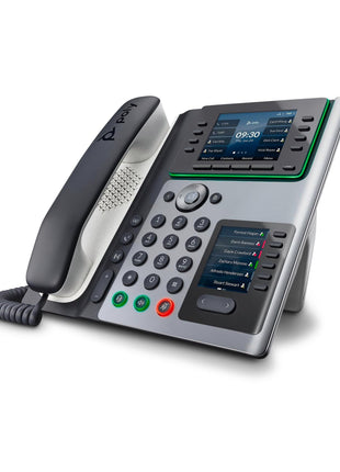Poly Edge IP Phone - Corded - Corded - Desktop - 14 x Total Line - VoIP - 2 x Network (RJ-45) - PoE Ports