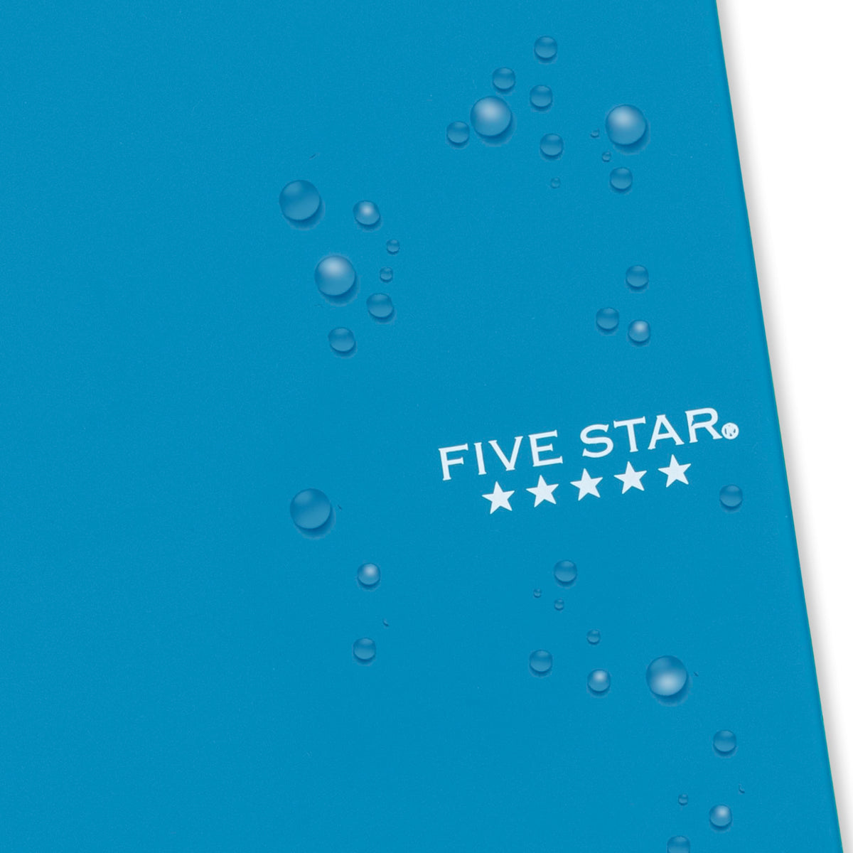 Five Star Spiral Notebook, 2 Subject, College Ruled Paper, 6" x 9-1/2", 80 Sheets, Fights Ink Bleed, Water Resistant Cover, Tidewater Blue (840029CG1-ECM)
