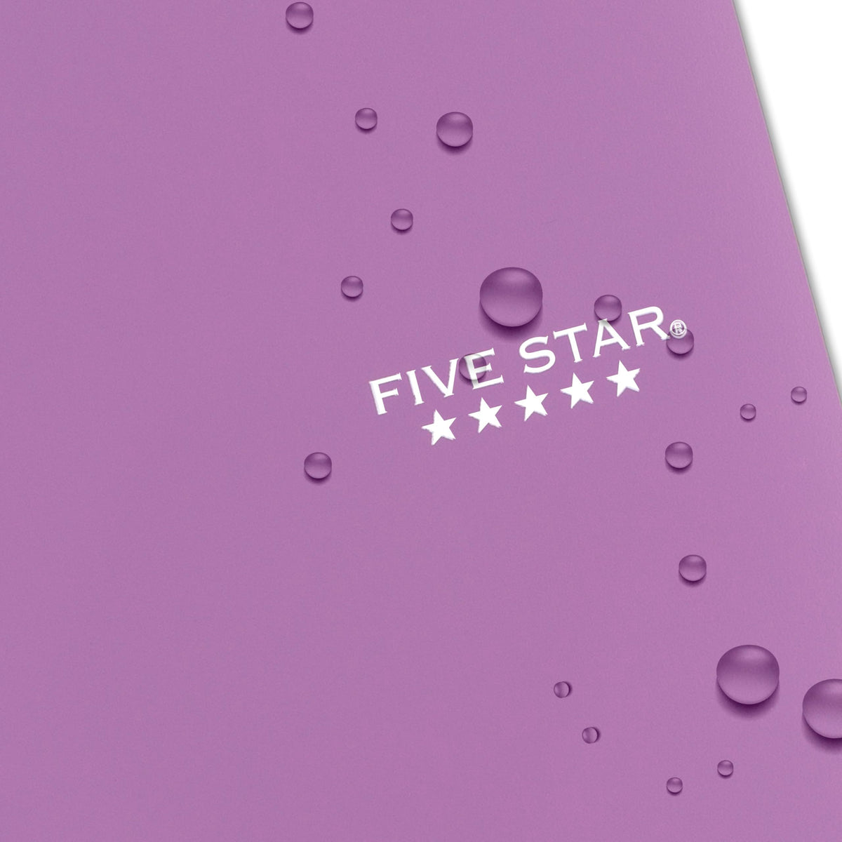Five Star Spiral Notebook + Study App, 4 Pack, 1 Subject, College Ruled Paper, 8-1/2" x 11", 100 Sheets, Fights Ink Bleed, Water Resistant Cover, Amethyst Purple, Raspberry Pink, White and Seaglass Green (820337-ECM)